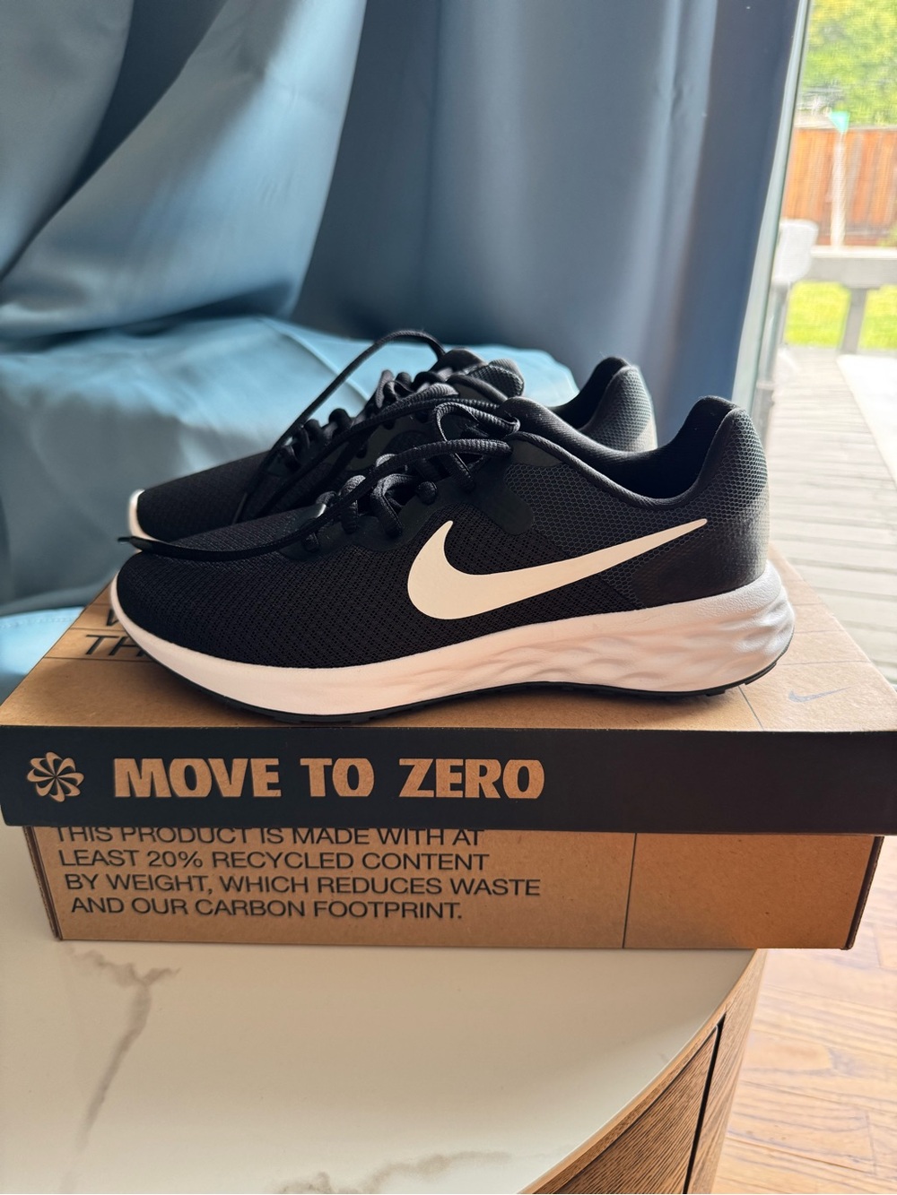NEW Nike Revolution 6 NN Wide Women’s 6.5 Black Running Shoes